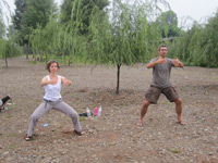 Practicing KungFu in ShaXi